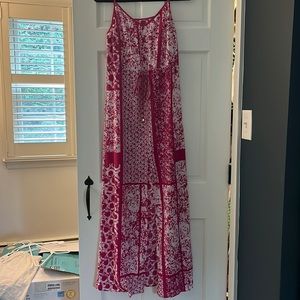 Michael Kors long slit front dress